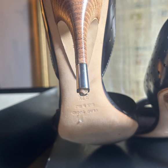 Giuseppe Zanotti Design DONNA 90 SCARPA KULATTA  T. MORO Black Perforated Heels - Picture 7 of 9